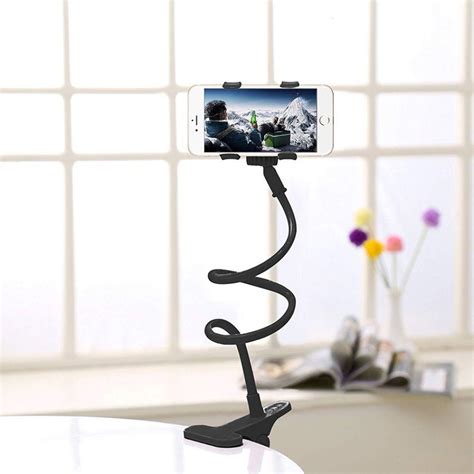 Mobile phone holder hanging neck lazy bracket bed stand for iphone xiaomi huawei. 360 Degree Rotating Mobile Phone Holder Telescopic ...