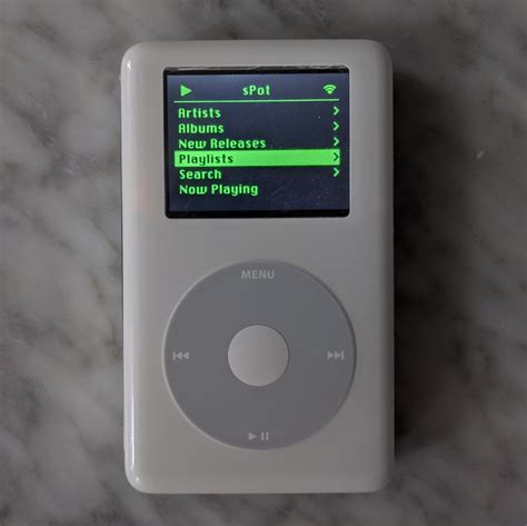 Someone Modified An Ipod Classic To Run Spotify Techspot