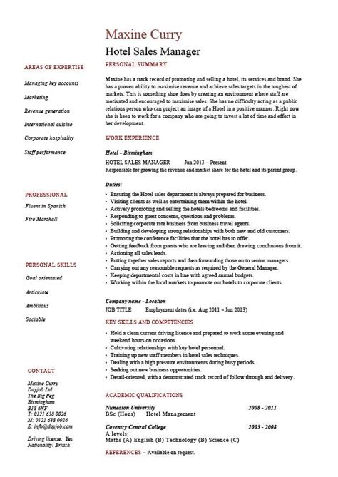 This is one of the hundreds of director of sales resumes available on our site for free. 30+ hotel sales manager resume sample - Addictips