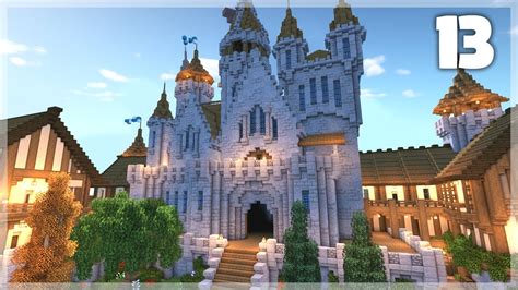 Minecraft How To Build A Medieval Castle Huge Medieval Castle