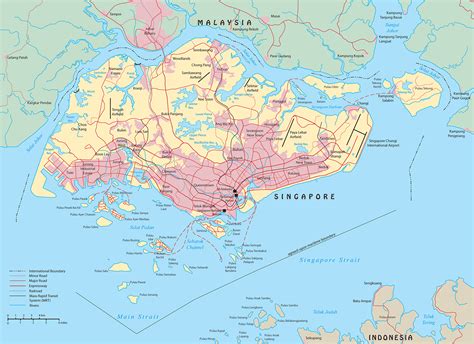 Singapore Map - Asia