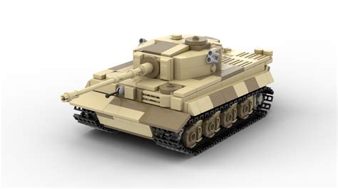 Lego Moc Tiger Tank Minifig Scale 142 By Qwinter Rebrickable