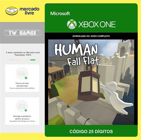 Human Fall Flat Digital Código 25 Dígitos Xbox One R 5599 Em