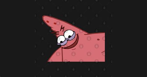 Evil Patrick Meme Evil Patrick Long Sleeve T Shirt Teepublic