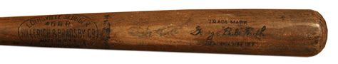 Lot Detail Excllent Babe Ruth Signed Louisville Slugger Baseball Bat