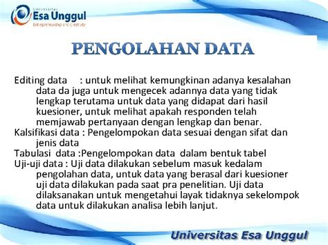 Tahap Pengumpulan Data Pengolahan Data Analisis Data Menggunakan