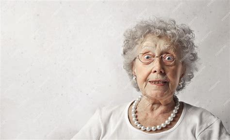 Mature Wrinkled Granny