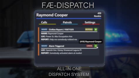 Paid Fae Dispatch All In One Dispatch System Releases Cfxre