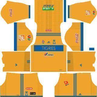 This kits also can use in first touch soccer 2015 (fts15). Kits Tigres UANL Dream League Soccer 2018 - DLS - Mejoress.com