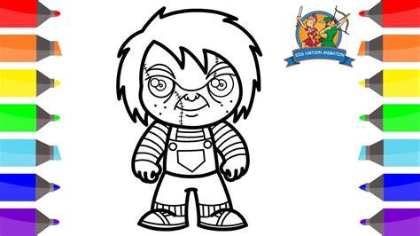 Download and turn on your favorite anime and color away. How to Draw Chucky for Kids-Coloring Pages for Kids-Chucky ...