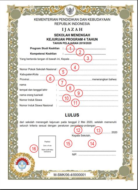 Juknis Penulisan Ijazah Smp 2022 Imagesee