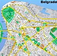 Belgrade Stari Grad Tourist Map (Old Town)