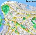 Belgrade Stari Grad Tourist Map (Old Town)