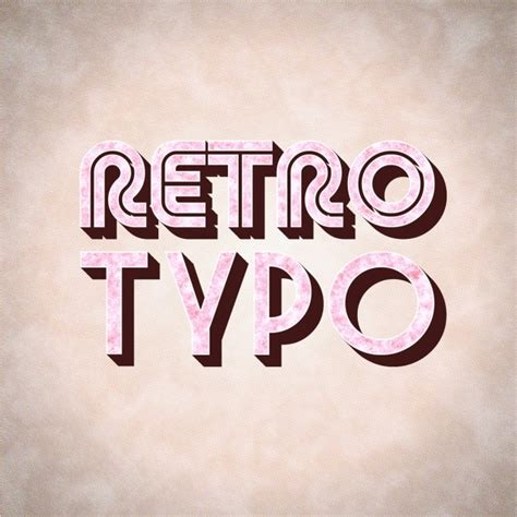 Free Psd Vintage Typography Design