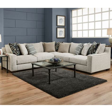 Apply at weekendsonly.com | weekends only furniture and mattress. Emory Platinum Chenille Plush Oversize Sectional ...