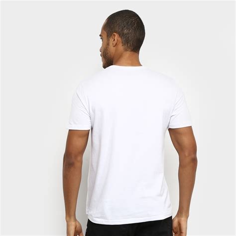 Camiseta T Shirt Hering Slim Básica Masculina Branco Zattini