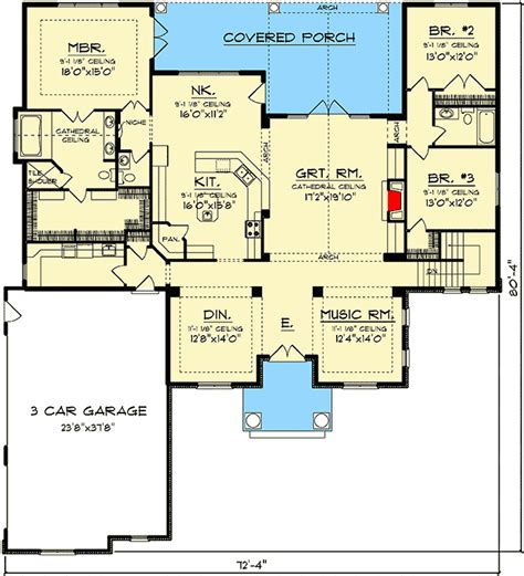 Main Floor Plan French Country House Plans House Plans Country Vrogue