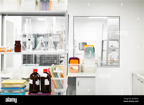 Laboratory For The Production Of Biomaterials People Do Research Stock