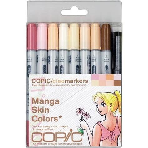 Copic Ciao Manga Markers 9pkg Skin