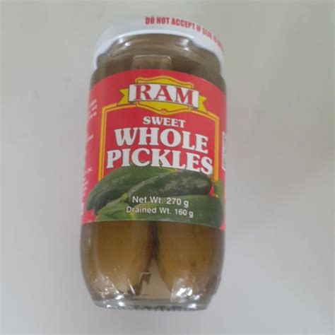 Ram Sweet Pickles 270gwholerelishmixedchips Shopee Philippines