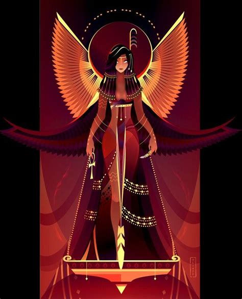 yliade ellyade goddess of justice egyptian gods ancient