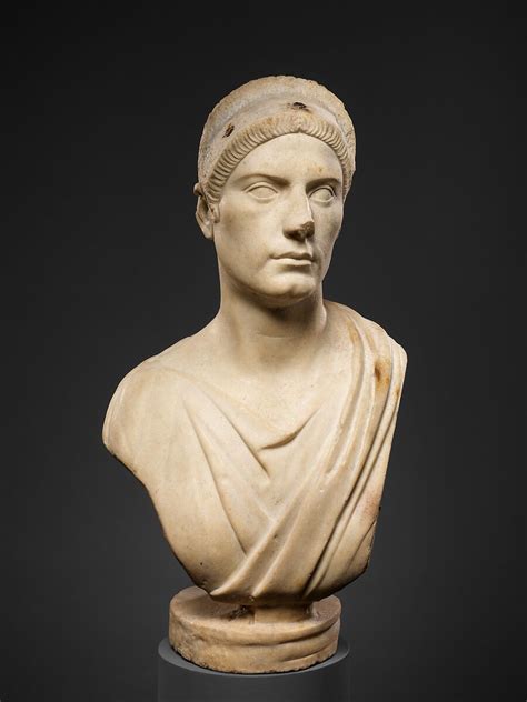 Marble Portrait Bust Of A Woman Roman Trajanic The Metropolitan