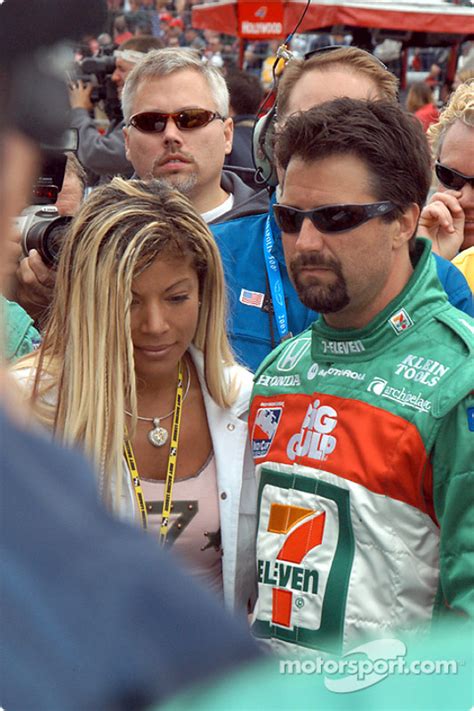 Michael Andretti With Wife Leslie At Indy 500