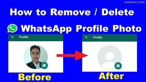 Whatsapp How To Remove Whatsapp Profile Dp How To Delete Whatsapp