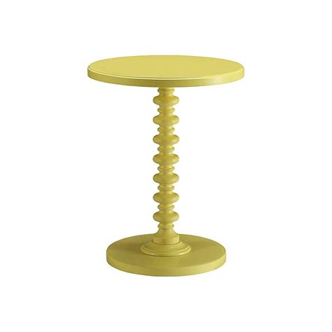 Acme Acton Side Table Yellow