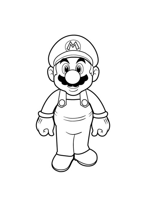 Mario Bros Mario Mario Bros Kleurplaten