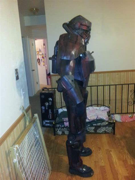 Completed Brotherhood Of Steel Outcast Suit Rpf Costume And Prop