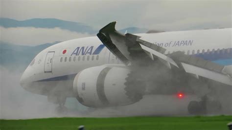 全日本空輸 787 8 Ja807a 国際線仕様機材 高知空港 2022 07 Youtube