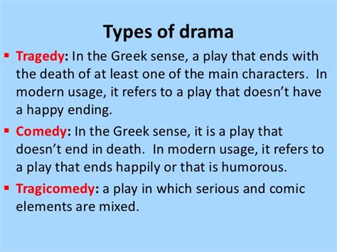 Drama is a literary genre that shares many features of other forms of literature, but possesses a however, what sets drama apart from other literature is that it is performed by actors on a stage or in. Introduction to drama