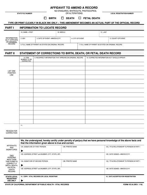 How To Fill Out A Medical Records Affidavit