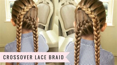 The Crossover Lace Braid By Sweethearts Hair Youtube