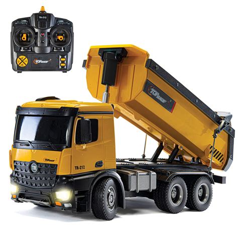 RC Truck Toy Remote Control Construction Dump Truck Vehicle Heavy Duty