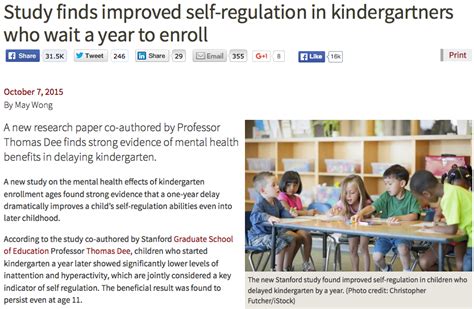 Hilltop Nursery School Study Finds Improved Self Regulation In
