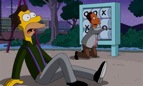Lenny And Carl Shocked At Homer Simpson Getting Stuck Best Cartoon Shows The Simpsons