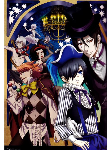 Soooooo i recently got an iphone so i wanted to make a lock screen thing for it. Black Butler Book of Circus TV Animation Art Book - Anime ...