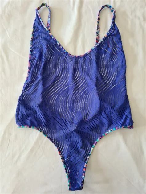 Rare Wicked Weasel New With Tags Mesh Caribbean Sea One Piece Size Xs