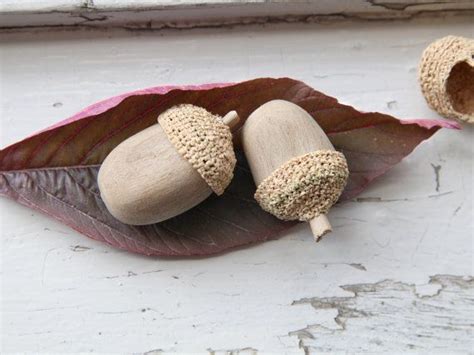 Hand Sculpted Wooden Acorns 2 By Plad On Etsy Hand Sculpted Handmade