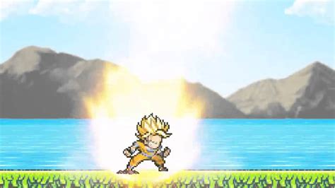 Goku super saiyan blue battle damage by maddness1001 on deviantart. Sprite Test SSJ3 Goku - YouTube