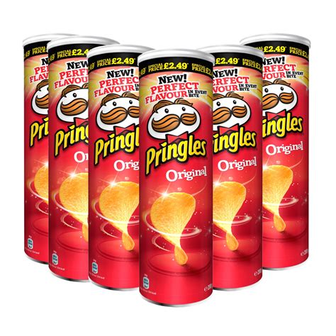 Pringles Original Flavour Potato Chips 200 G Pack Of 6 £249 Bulkco