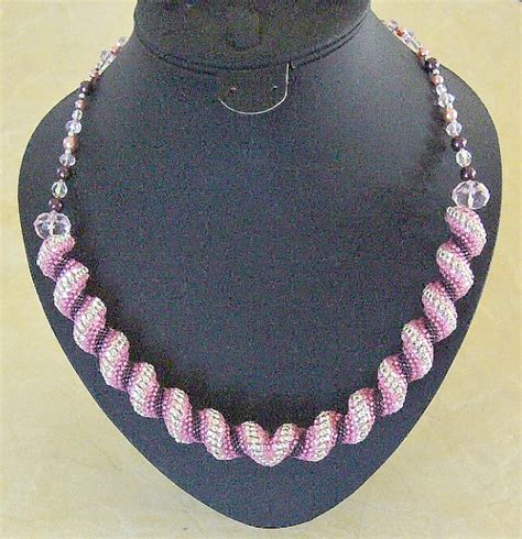 From Carl S Beading Table Cellini Spiral Necklace