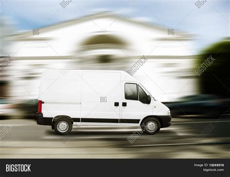 Commercial White Van Image And Photo Free Trial Bigstock