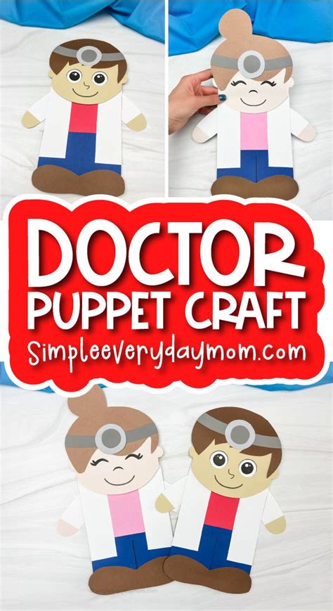 Doctor Paper Bag Puppet Craft Free Template Artofit