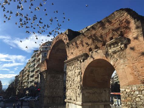 An ancient arch in Thessaloniki, Greece : europe