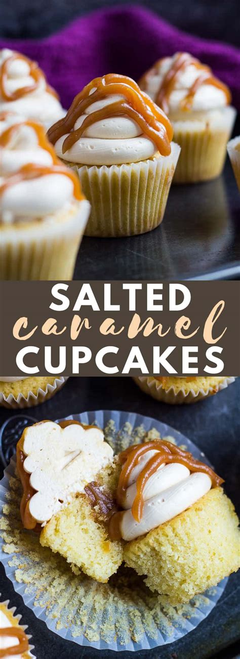 Salted Caramel Cupcakes Marshas Baking Addiction