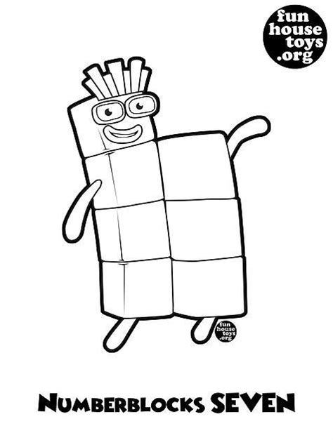 Numberblocks Coloring Pages 0 Printable Color