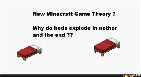 New Minecraft Game Theory Why Do Beds Explode In Nether And The End